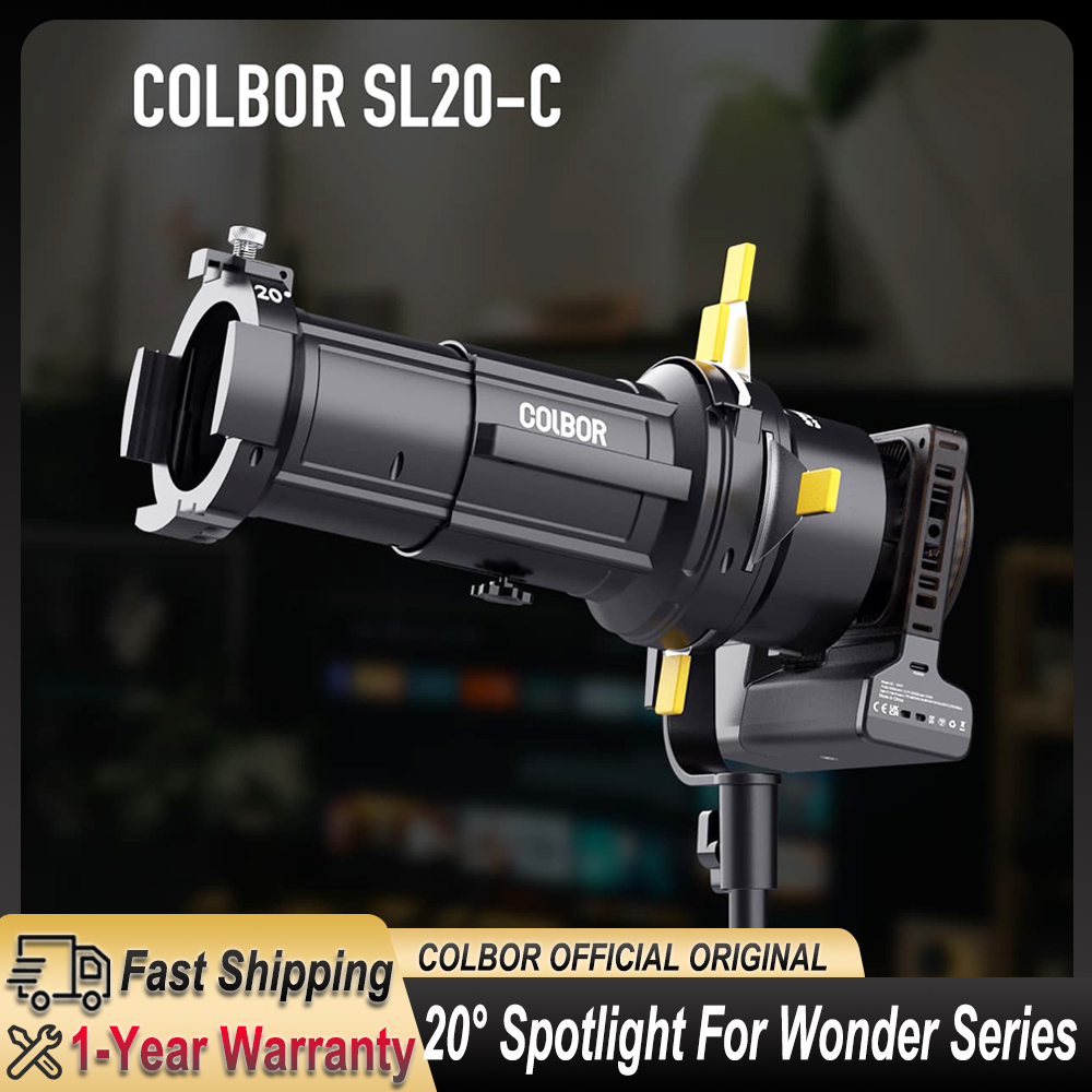 Photography Lighting Wireless - COLBOR SL20-C ตัวปรับแสงไฟสปอร์ตไลท์ LED พร้อม 20
