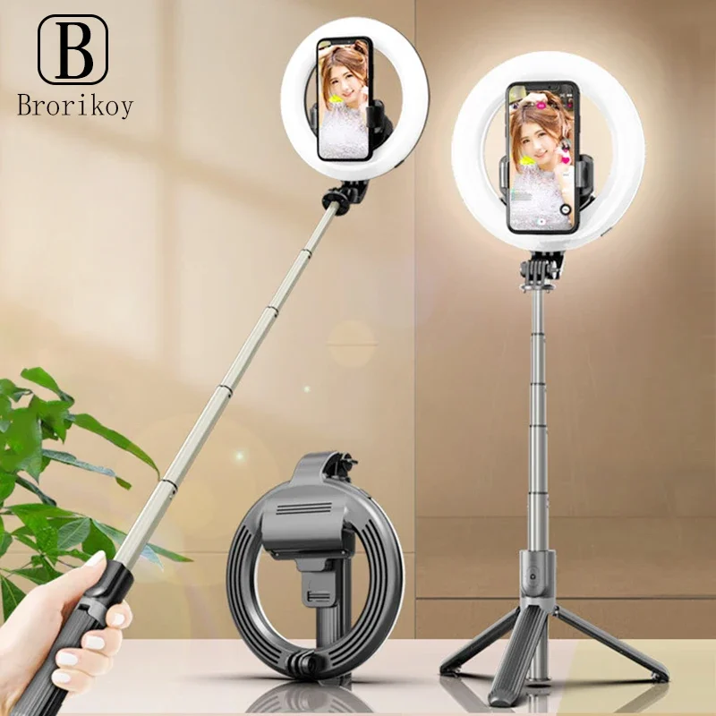 Photography Lighting Wireless - 4 In 1 ไร้สายบลูทูธ Selfie Stick