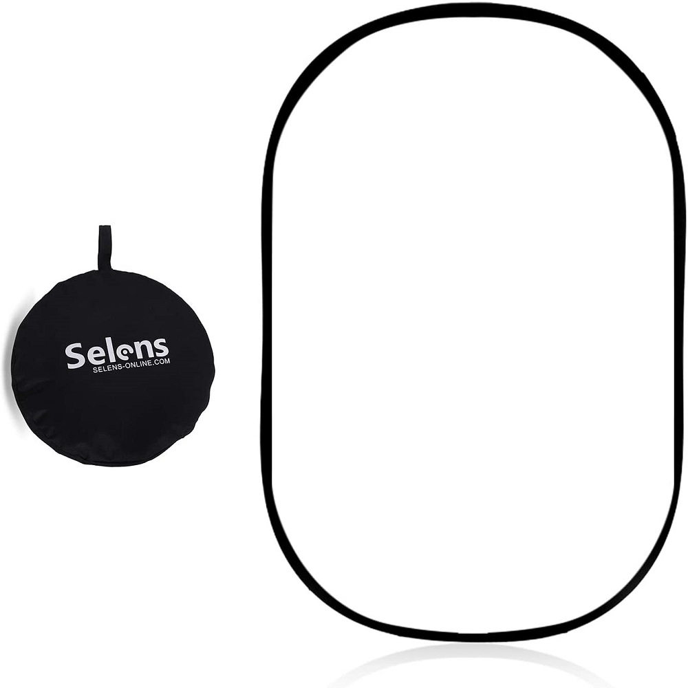 Photography Lighting For Portraits - Selens White Diffuser เครื่องกระจายแสงแบบพับได้ แผงกระจายแสง แผงสะท้อนแสง