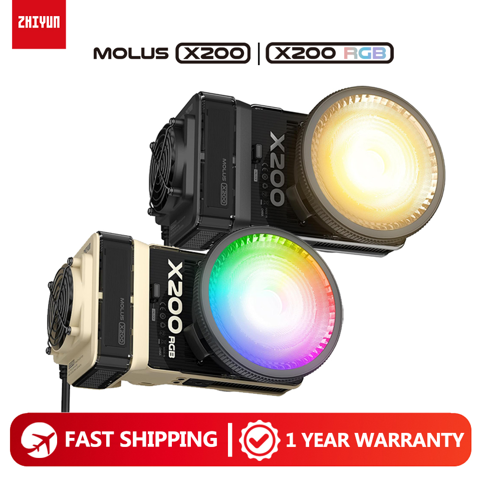 Photography Lighting Wireless - ไฟวิดีโอ LED ZHIYUN MOLUS X200 X200RGB