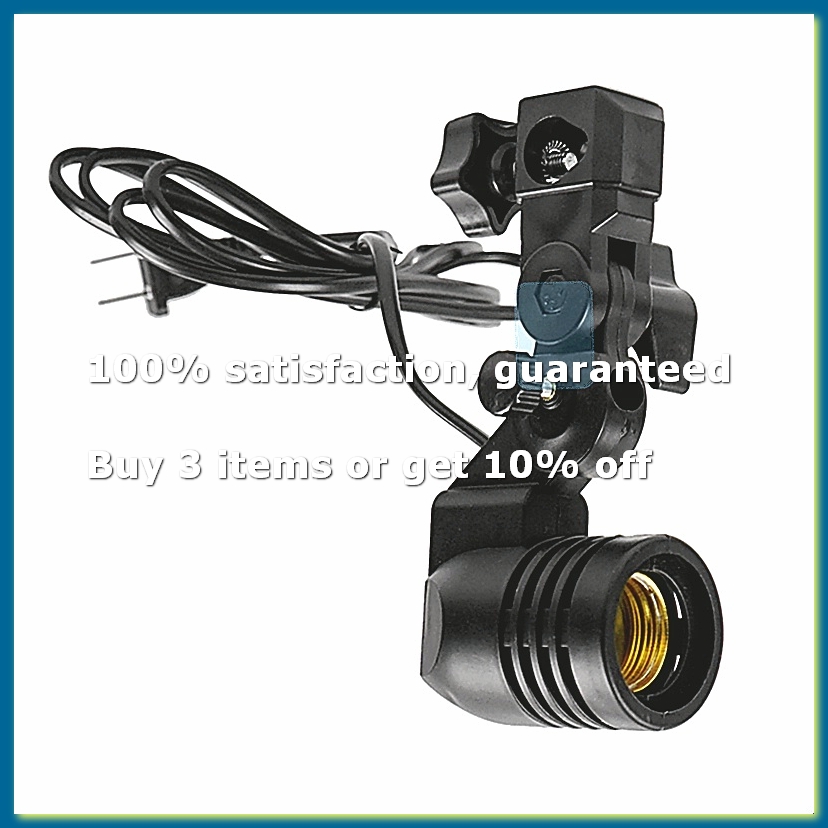 Photography Lighting Studio - ไฟสตูดิโอถ่ายภาพ ขั้วหลอด E27 สายไฟยาว 1.8 เมตร