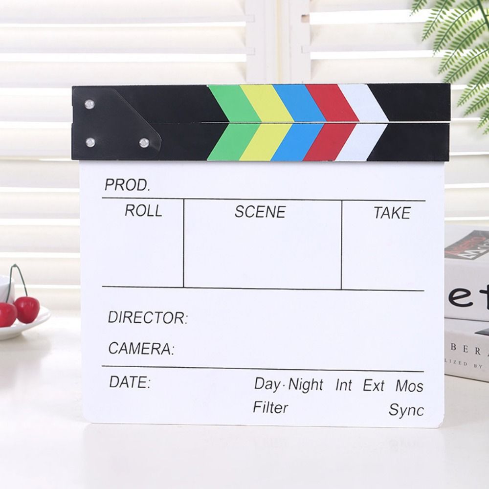 Lighting In Photography - แผ่นอะคริลิคสำหรับถ่ายภาพ ฉากจำลอง คลาปเปอร์บอร์ด อุปกรณ์ประกอบฉาก แผ่นคลาปเปอร์บอร์ดสำหรับผู้กำกับ แผ่นบอร์ดสำหรับผู้กำกับ