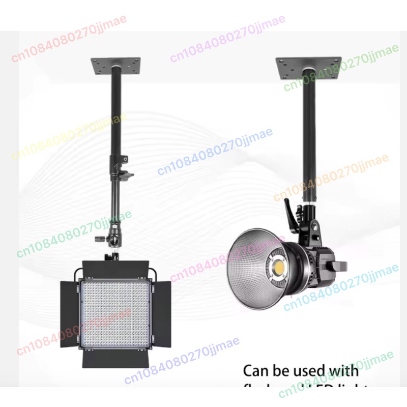 Photography Lighting Wall - ขาตั้งไฟแบบติดเพดานและผนัง สำหรับมืออาชีพ พร้อมแขนบูมและขายึดแฟลช อุปกรณ์เสริมสำหรับการถ่ายภาพ