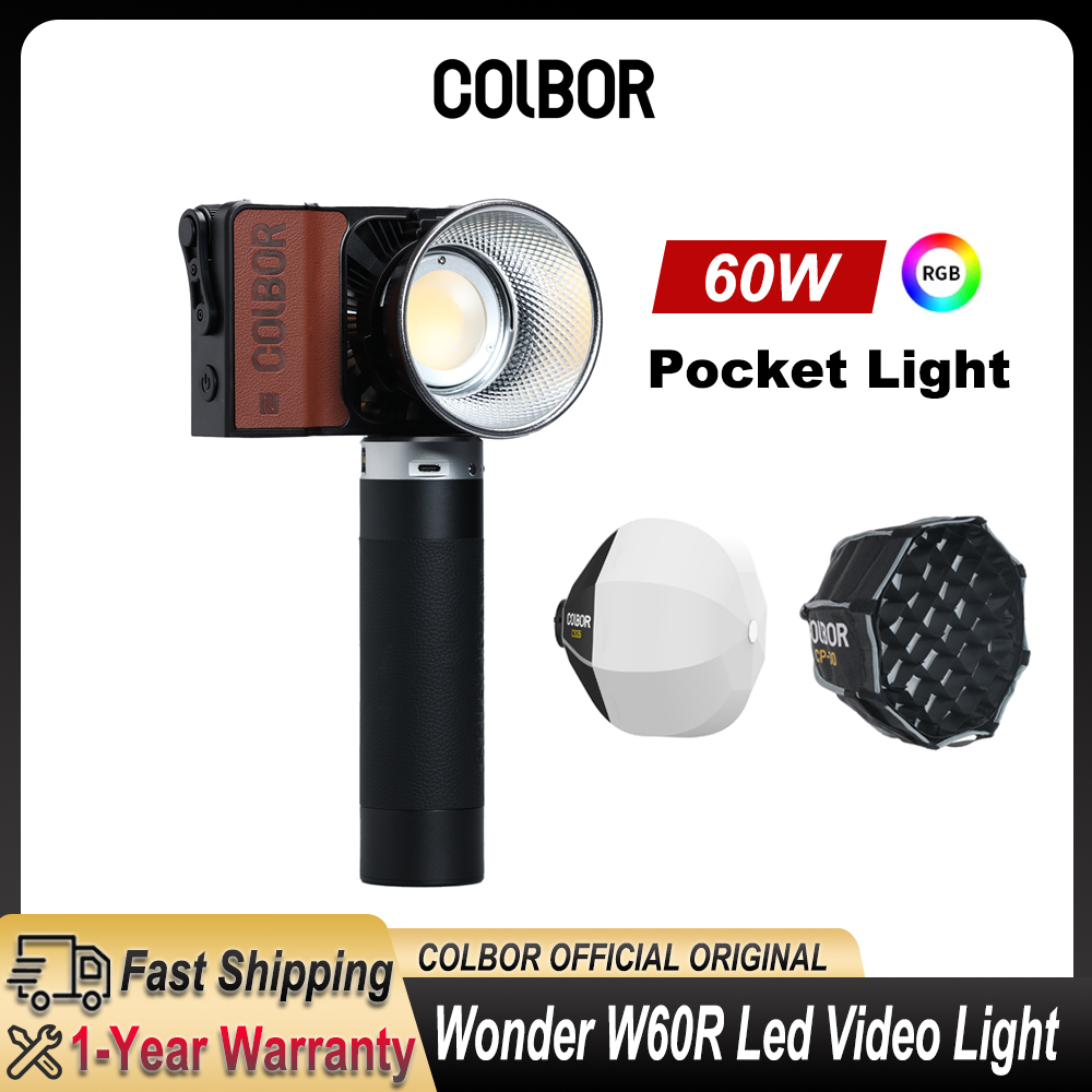 Photography Lighting Wireless - ไฟวิดีโอ LED RGB Colbor Wonder W60