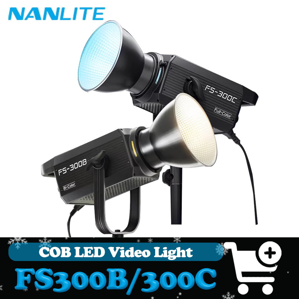 Photography Lighting Wireless - Nanlite FS-300C FS-300B Video Light 2700K