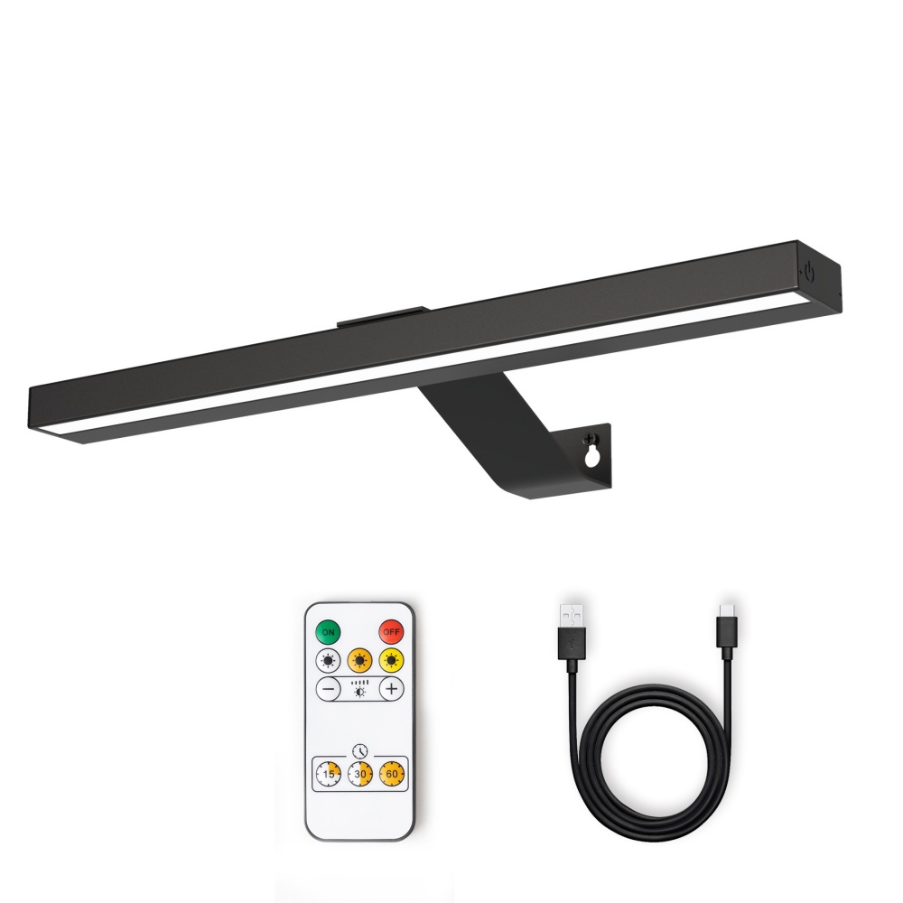 Photography Lighting Wireless - โคมไฟติดผนัง LED แบบชาร์จไฟได้ 4000mAh พร้อมรีโมทคอนโทรล ปรับแสงได้