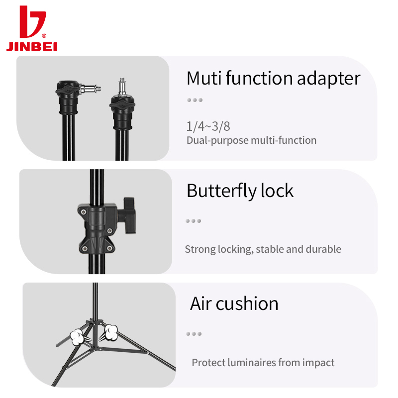 ขาตั้งไฟถ่ายภาพอลูมิเนียมแบบมี - Photography Lighting Studio บทวิจารณ์และราคา