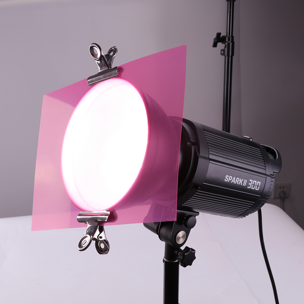9Pcs การถ่ายภาพโปร่งใสแฟลชสีกร - Photography Lighting Set บทวิจารณ์และราคา