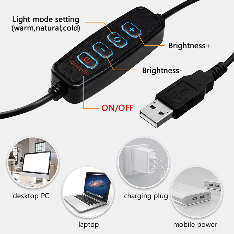 LED โคมไฟทรงกลมหรี่แสงได้แหวนแ - Photography Lighting Set บทวิจารณ์และราคา