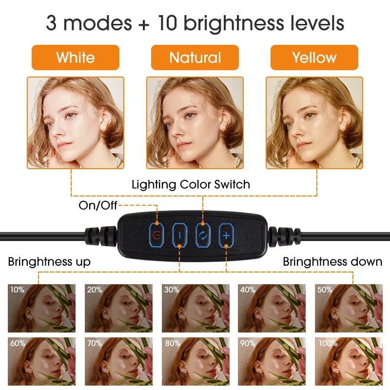 LED โคมไฟทรงกลมหรี่แสงได้แหวนแ - Photography Lighting Set บทวิจารณ์และราคา