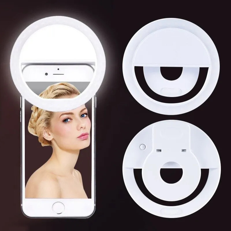 ไฟวงแหวน LED แบบชาร์จไฟได้พร้อ - Photography Lighting Studio บทวิจารณ์และราคา