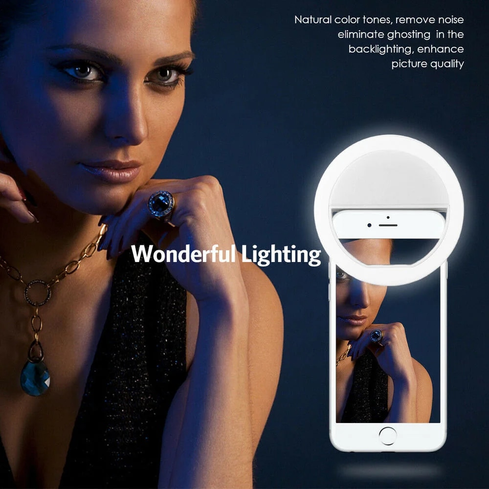 ไฟวงแหวน LED แบบชาร์จไฟได้พร้อ - Photography Lighting Studio บทวิจารณ์และราคา