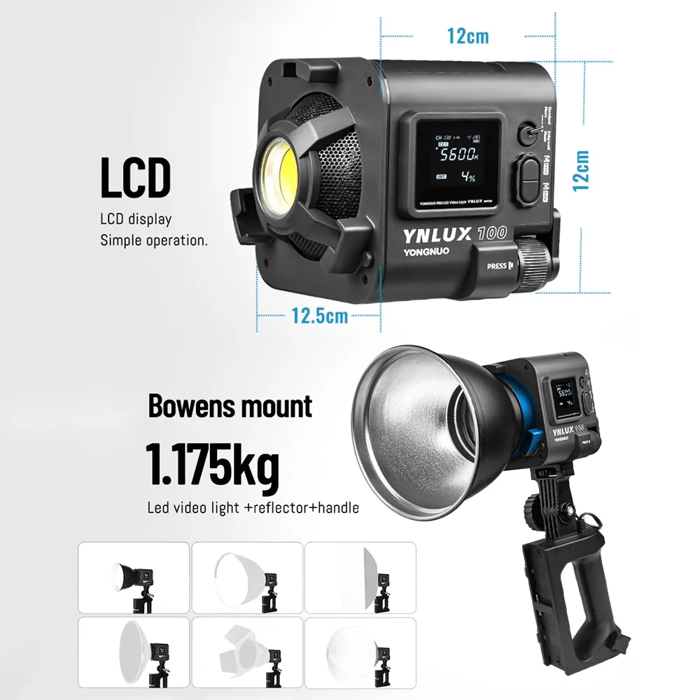 ไฟวิดีโอ LED แบบพกพา YONGNUO Y - Photography Lighting Studio บทวิจารณ์และราคา