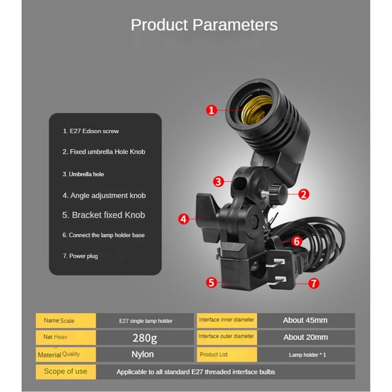 ไฟสตูดิโอถ่ายภาพ ขั้วหลอด E27  - Photography Lighting Studio บทวิจารณ์และราคา