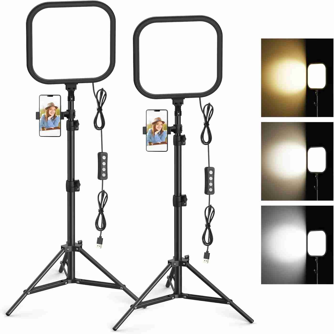 ชุดไฟวิดีโอ LED 2 ชุด 15W 78 น - Altson Photography Video Lighting Kit บทวิจารณ์และราคา