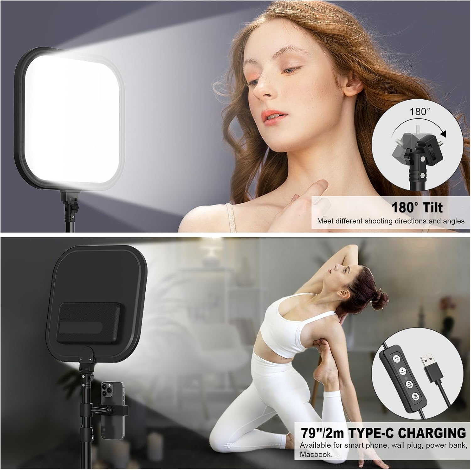 ชุดไฟวิดีโอ LED 2 ชุด 15W 78 น - Altson Photography Video Lighting Kit บทวิจารณ์และราคา