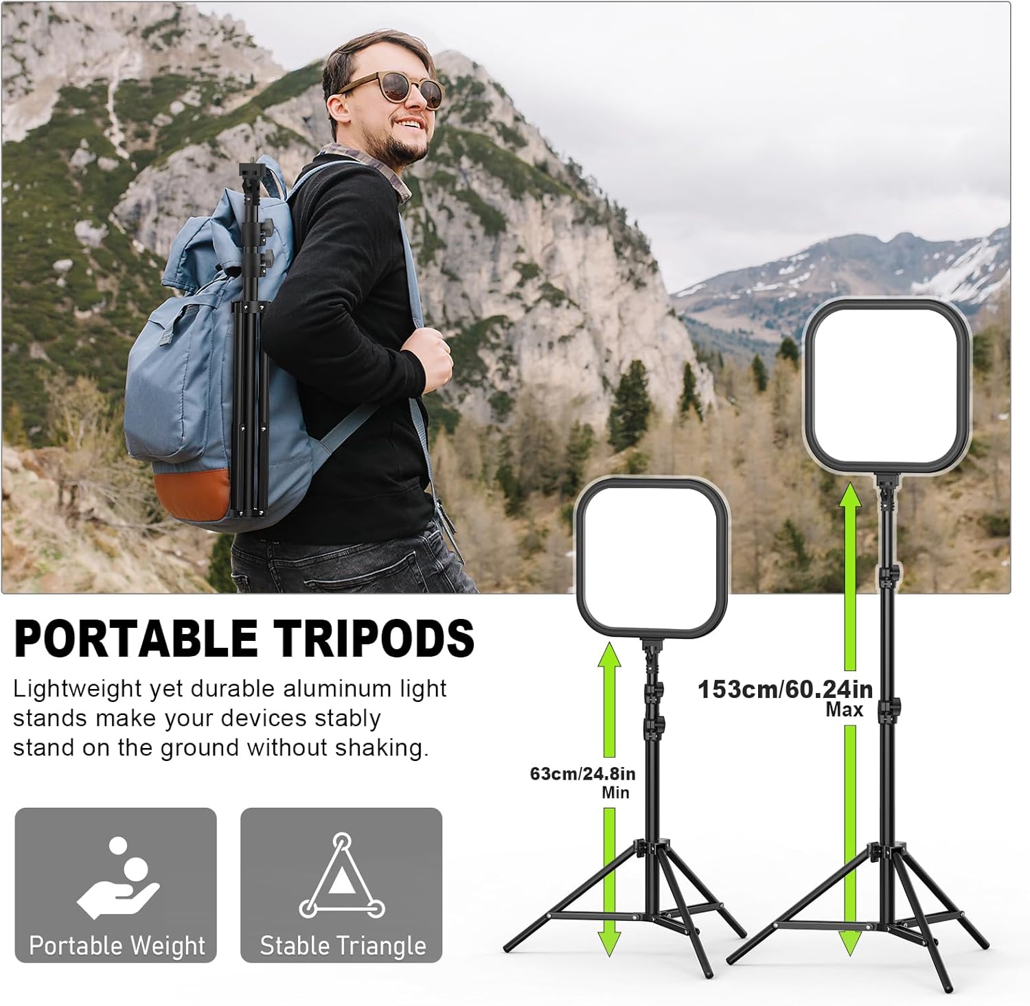 ชุดไฟวิดีโอ LED 2 ชุด 15W 78 น - Altson Photography Video Lighting Kit บทวิจารณ์และราคา