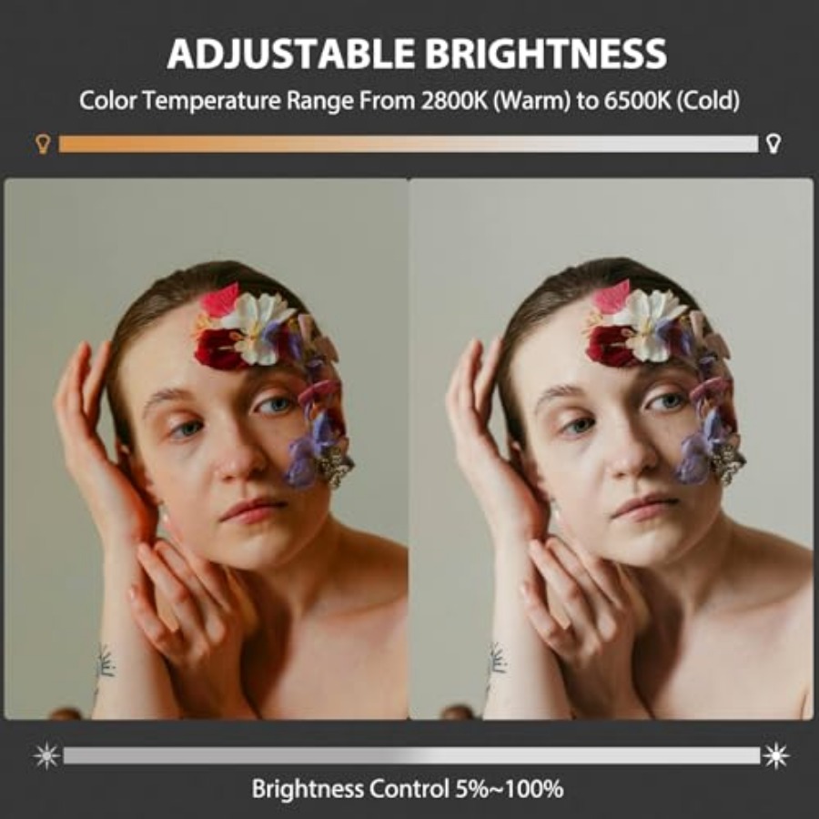 ไฟวิดีโอ LED COB 60W แบบพกพาพร - Photography Lighting Studio บทวิจารณ์และราคา
