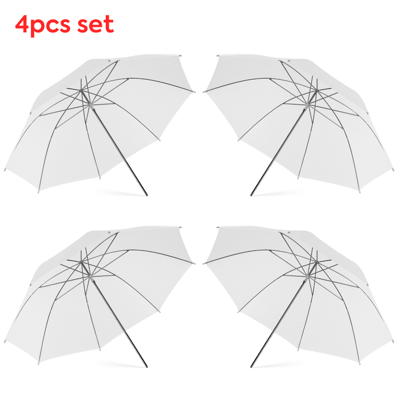 ร่มกระจายแสงสีขาวใสขนาด 76 * 8 - Photography Lighting Set บทวิจารณ์และราคา