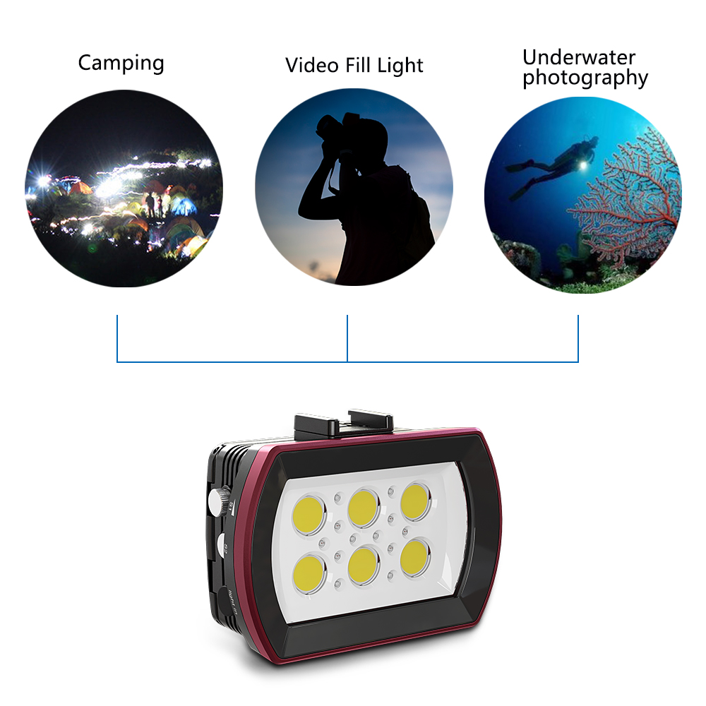 การถ่ายภาพ SL-22 ไฟ LED ดําน้ํ - Photography Lighting Brands บทวิจารณ์และราคา
