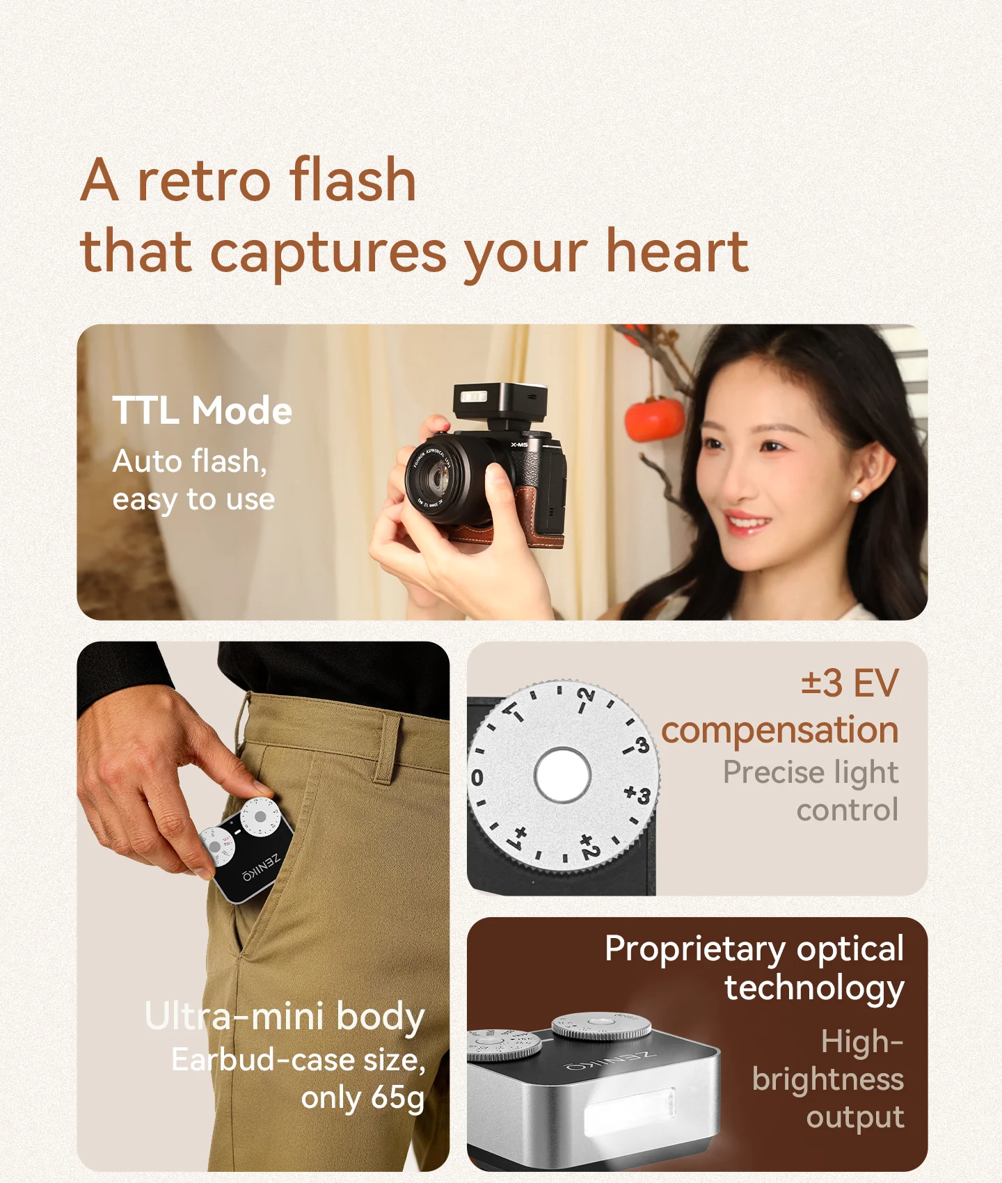 ZENIKO ZT12 แฟลช TTL ขนาดกะทัด - Photography Lighting Brands บทวิจารณ์และราคา