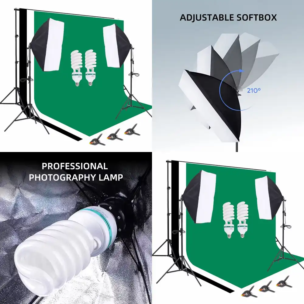 ชุดอุปกรณ์สตูดิโอถ่ายภาพ 1 ชุด - Photography Lighting Set บทวิจารณ์และราคา