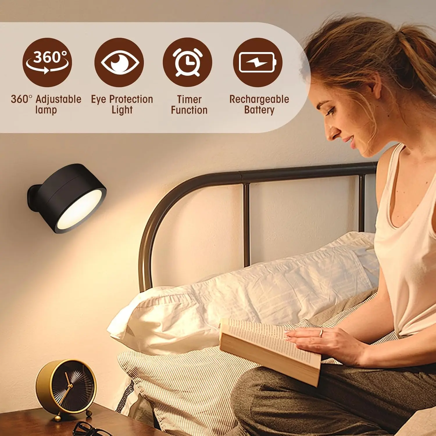 Magnetic LED Wall Light Night  - Photography Lighting Wall บทวิจารณ์และราคา