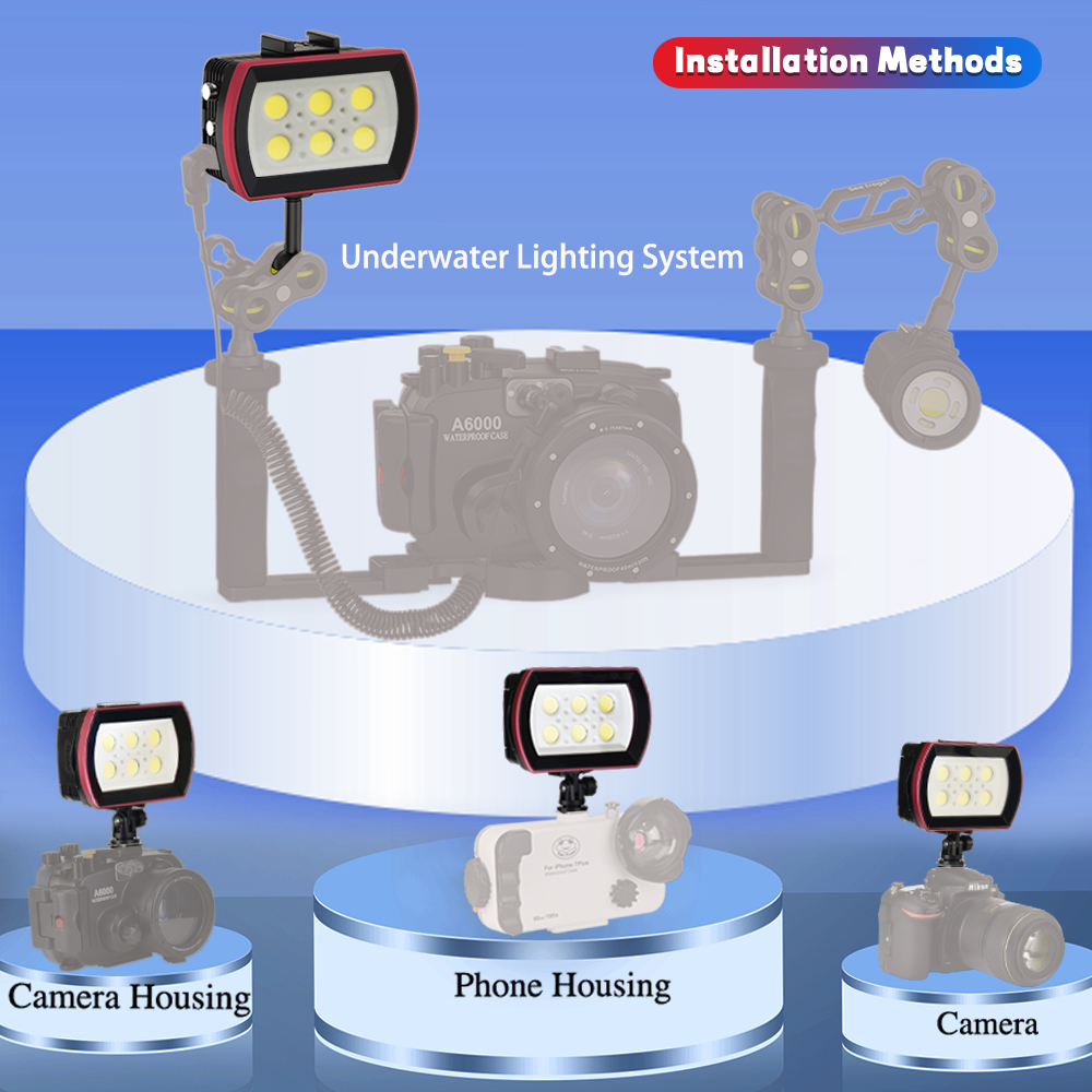 Seafrogs อลูมิเนียม LED Light  - Photography Lighting Brands บทวิจารณ์และราคา