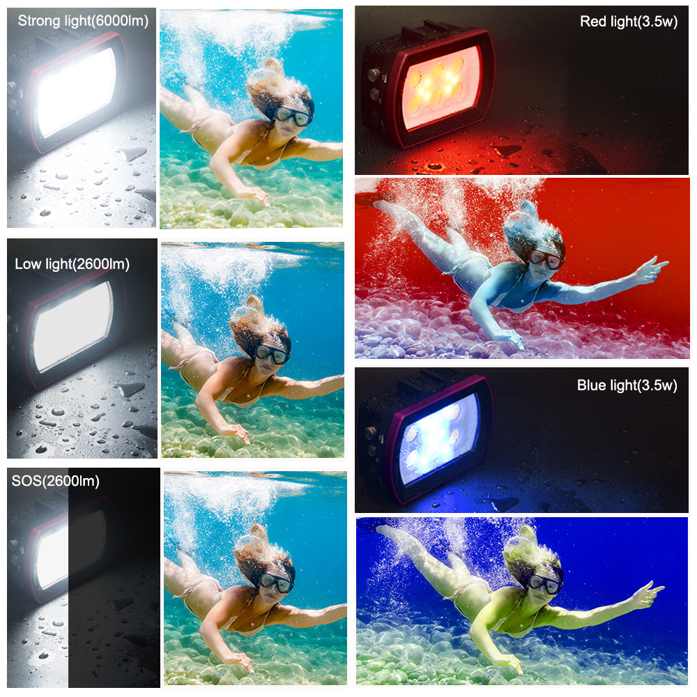 Seafrogs อลูมิเนียม LED Light  - Photography Lighting Brands บทวิจารณ์และราคา