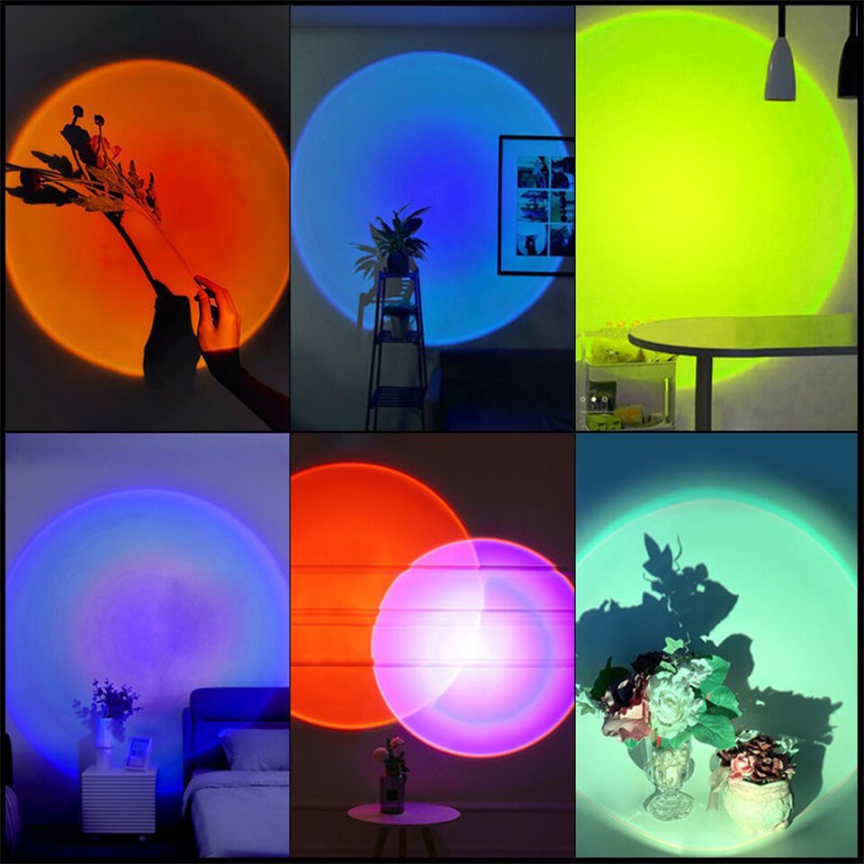 ZK40 LED Sunset โคมไฟ Nightlig - Photography Lighting Wall บทวิจารณ์และราคา