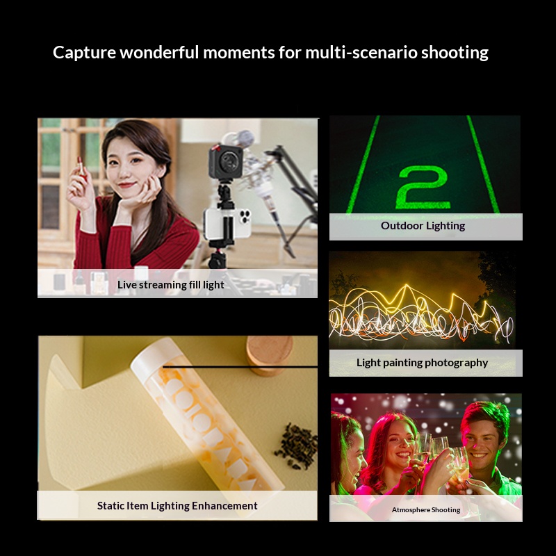 ไฟ LED สำหรับสมาร์ทโฟนแบบพกพาแ - Photography Lighting Brands บทวิจารณ์และราคา