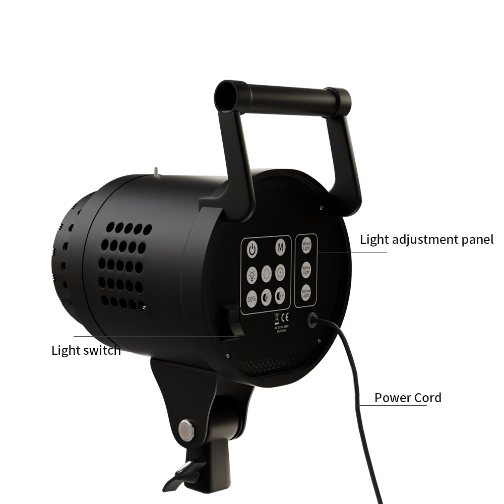 115/135W การถ่ายภาพ Bowens LED - Photography Lighting For Portraits บทวิจารณ์และราคา
