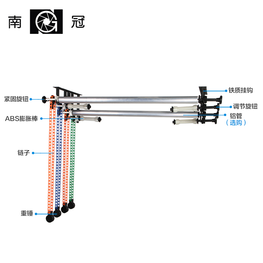 ชุดยกฉากหลังแบบแมนนวล รุ่น NG  - Photography Lighting Wall บทวิจารณ์และราคา